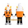 Orange Ice Cream Mascot Costume