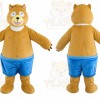 Bear Blue Shorts Mascot Costume