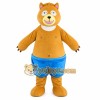 Bear Blue Shorts Mascot Costume Bear Blue Shorts Mascot Costume