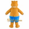 Bear Blue Shorts Mascot Costume Bear Blue Shorts Mascot Costume