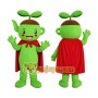 Green Elf Girl Mascot Costume