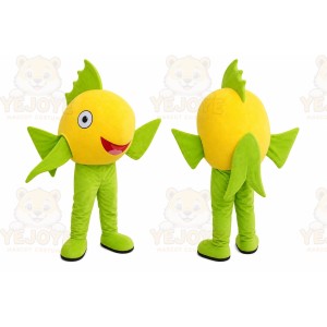 Yellow Fish Mascot Costume