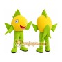 Yellow Fish Mascot Costume