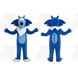 Blue Dragon Mascot Costume