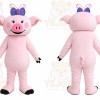 Pink Pig Mascot Costume