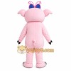 Pink Pig Mascot Costume Pink Pig Mascot Costume