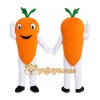 Orange Carrot Mascot Costume Orange Carrot Mascot Costume