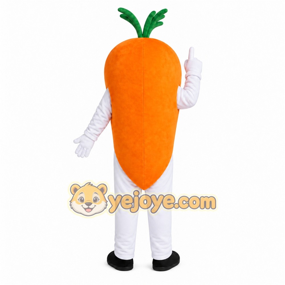 Orange Carrot Mascot Costume Orange Carrot Mascot Costume