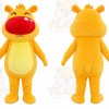 Yellow Dragon Mascot Costume