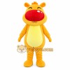 Yellow Dragon Mascot Costume