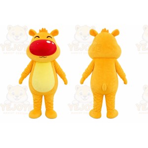 Yellow Dragon Mascot Costume
