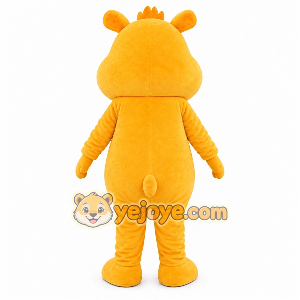 Yellow Dragon Mascot Costume