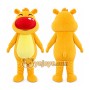 Yellow Dragon Mascot Costume