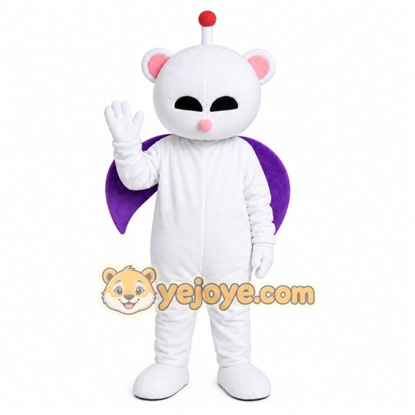 White Fairy Mascot Costume White Fairy Mascot Costume