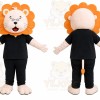 Lion Black Shirt Mascot Costume