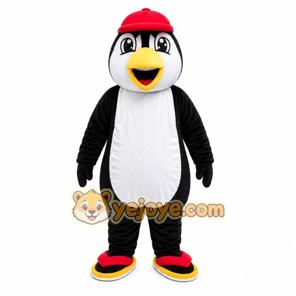 Black Penguin Mascot Costume