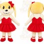 Blonde Girl Mascot Costume