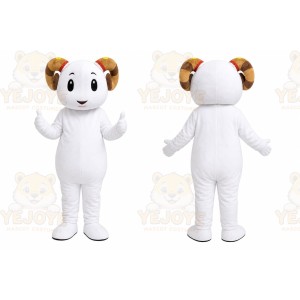 White Puppy Mascot Costume