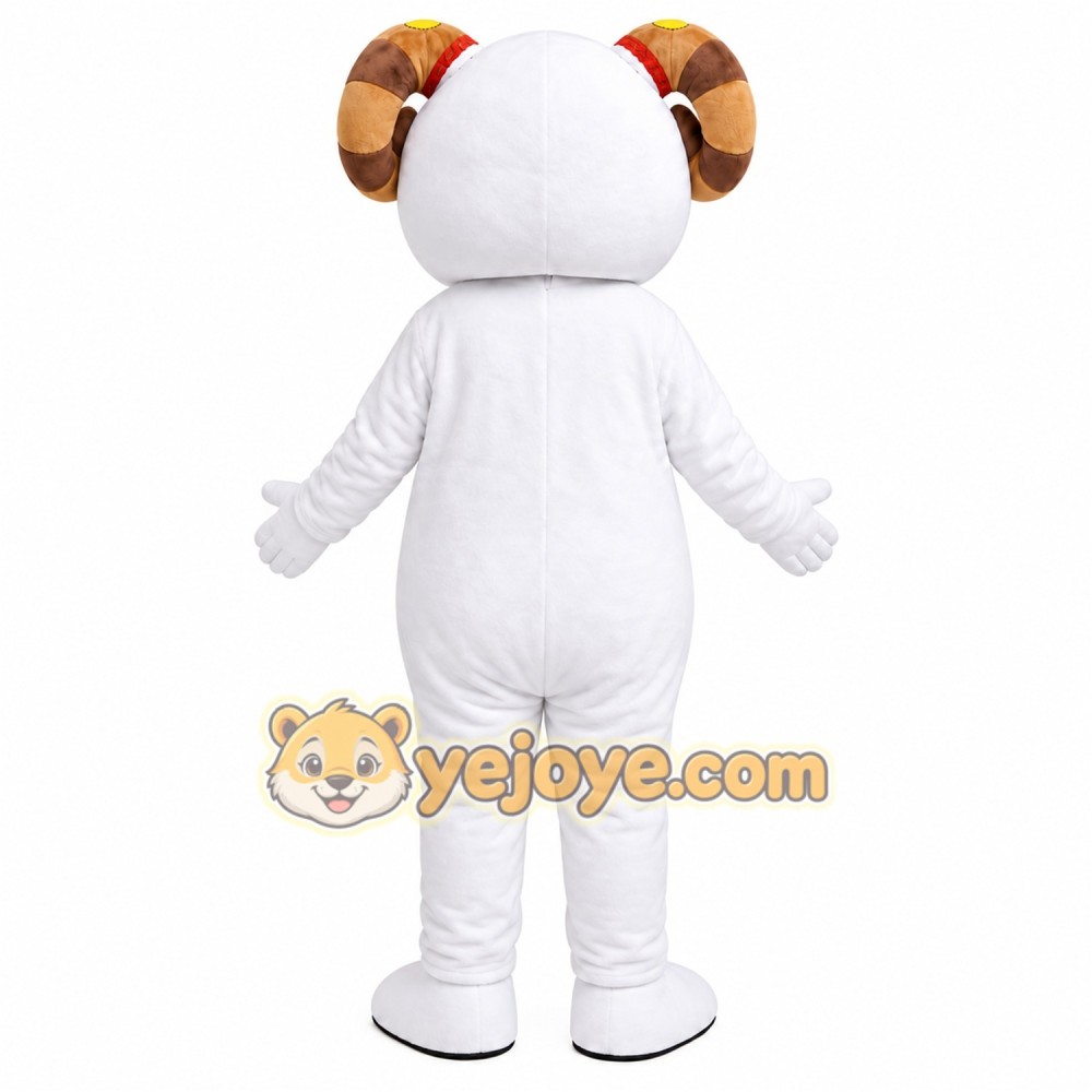White Puppy Mascot Costume