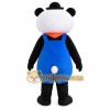 Panda Overalls Mascot Costume Panda Overalls Mascot Costume