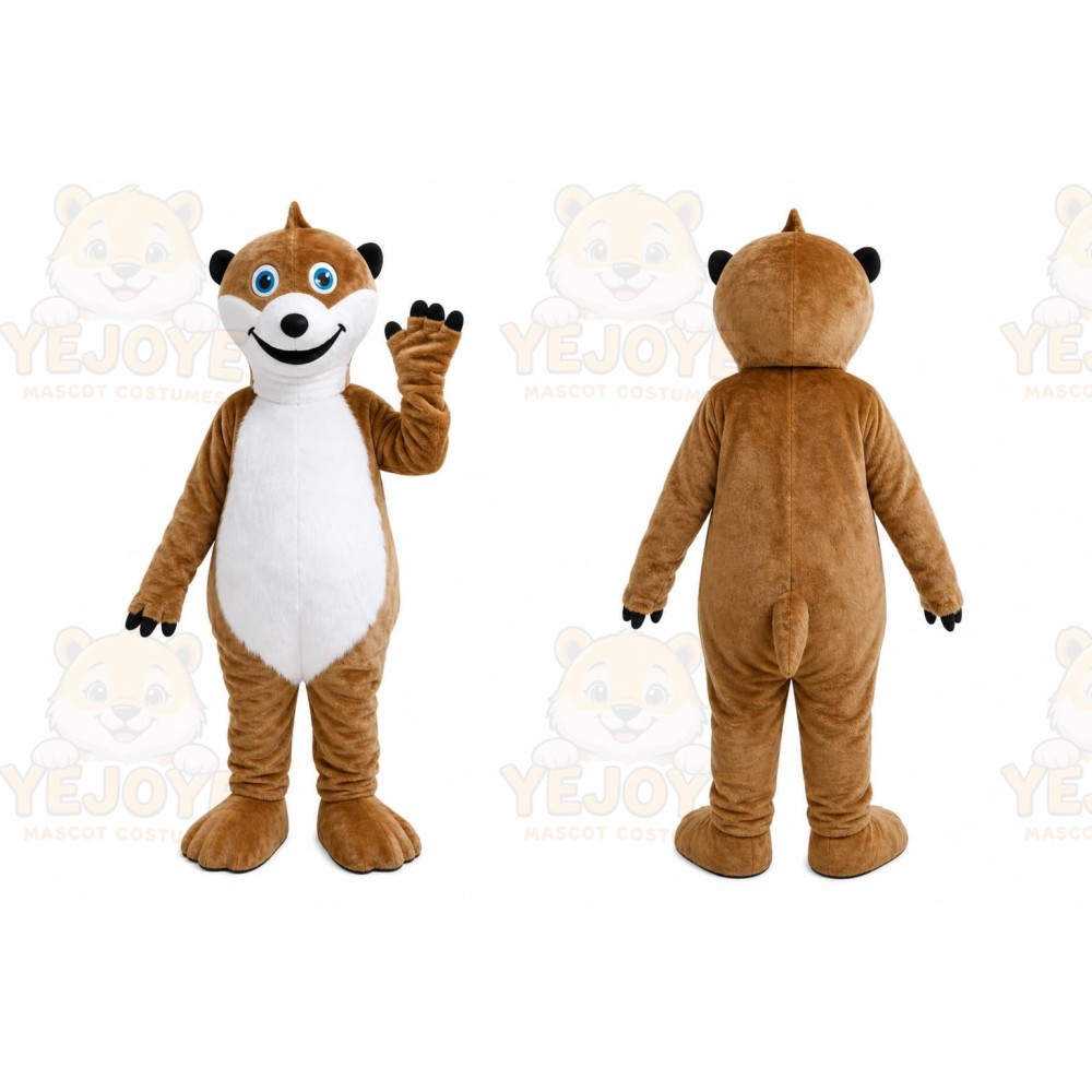 Brown Squirrel Mascot Costume