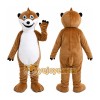 Brown Squirrel Mascot Costume Brown Squirrel Mascot Costume