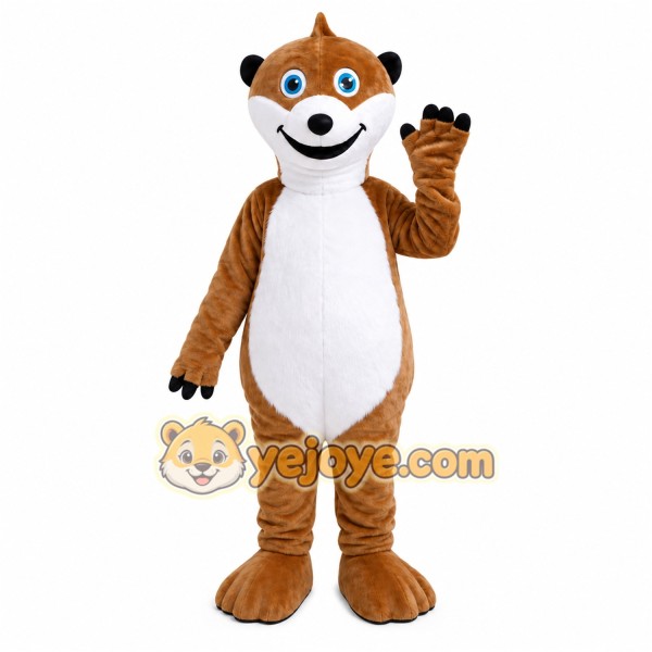 Brown Squirrel Mascot Costume