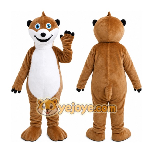 Brown Squirrel Mascot Costume