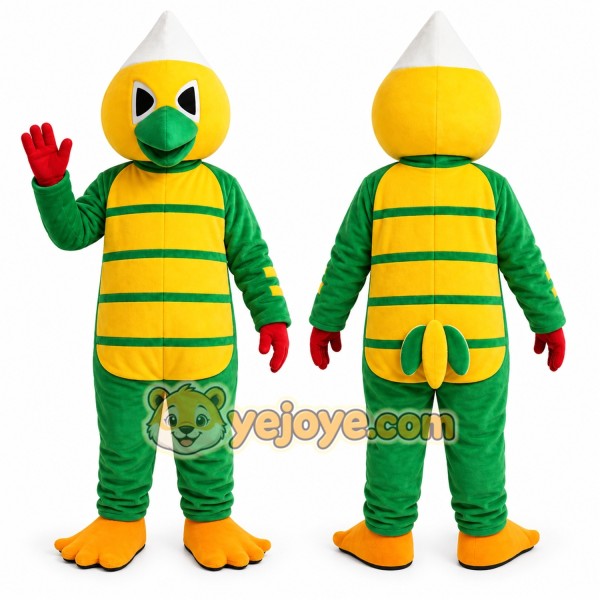 Green Parrot Mascot Costume