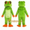 Green Frog Mascot Costume