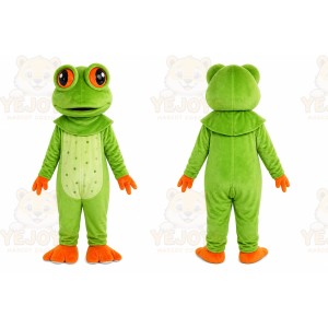 Green Frog Mascot Costume