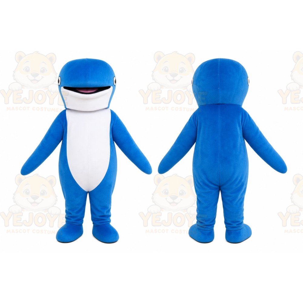 Blue Shark Mascot Costume