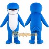 Blue Shark Mascot Costume Blue Shark Mascot Costume