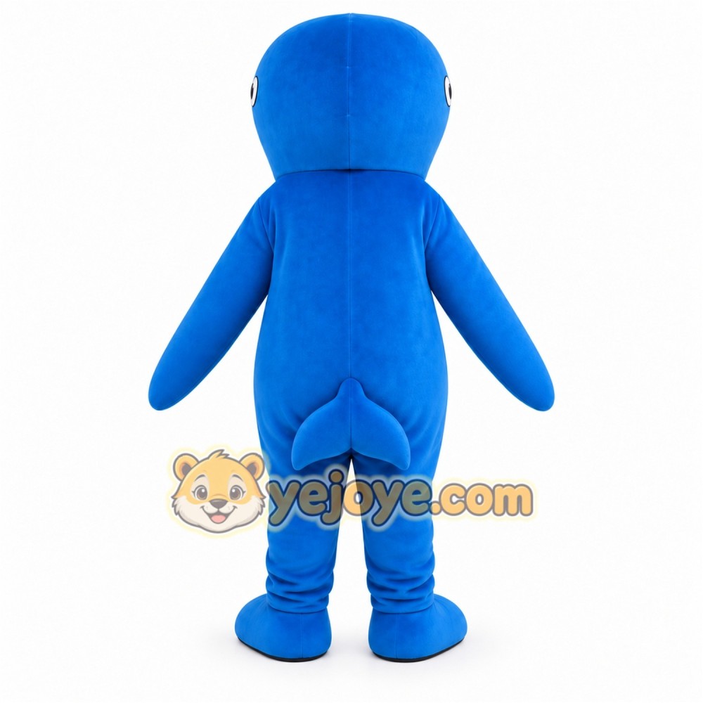 Blue Shark Mascot Costume Blue Shark Mascot Costume