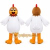 White Chicken Mascot Costume White Chicken Mascot Costume