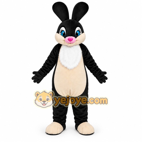 Black Rabbit Mascot Costume