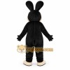 Black Rabbit Mascot Costume Black Rabbit Mascot Costume