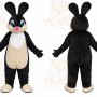 Black Rabbit Mascot Costume
