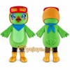 Green Parrot Mascot Costume Green Parrot Mascot Costume