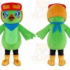 Green Parrot Mascot Costume