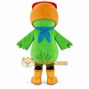 Green Parrot Mascot Costume Green Parrot Mascot Costume