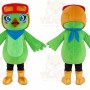 Green Parrot Mascot Costume