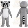 Gray Raccoon Mascot Costume