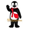 Black Penguin Scarf Mascot Costume Black Penguin Scarf Mascot Costume