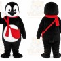 Black Penguin Scarf Mascot Costume