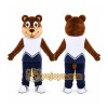 Brown Dog Vest Mascot Costume