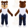 Brown Dog Vest Mascot Costume