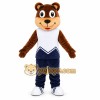 Brown Dog Vest Mascot Costume