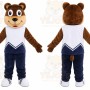 Brown Dog Vest Mascot Costume