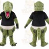 Green Dinosaur Mascot Costume
